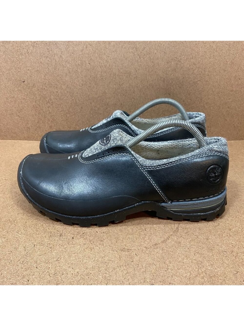 Timberland Mens Smartwool Eco Step Black Slip-On Shoes Size 9.5 Vibram Soles